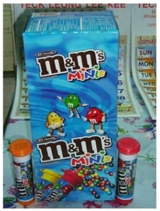 M&M Minis Bottle